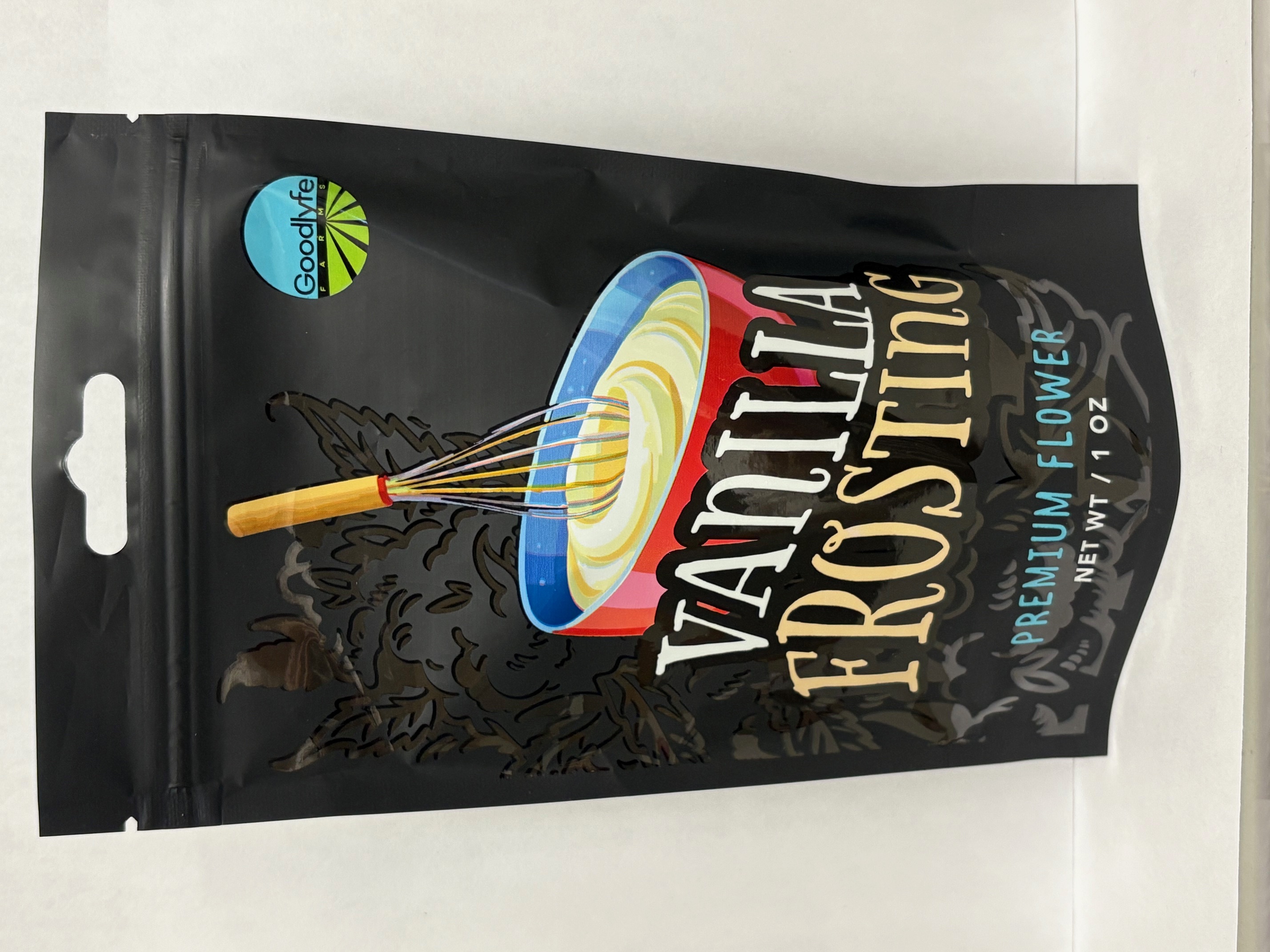 Photograph of product: Goodlyfe Farms Pre-Packed Vanilla Frosting - 28g