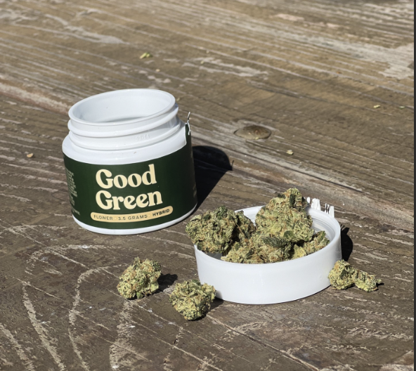 Photograph of product: GOOD GREEN OMG POPCORN 3.5G