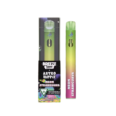 Photograph of product: Neon Strawguava 1g All in One Pen by Breeze Canna x Astro Hippie
