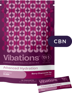 Photograph of product: Berry Chamomile Tea CBN Drink Mix 10-Packets | 50mg
