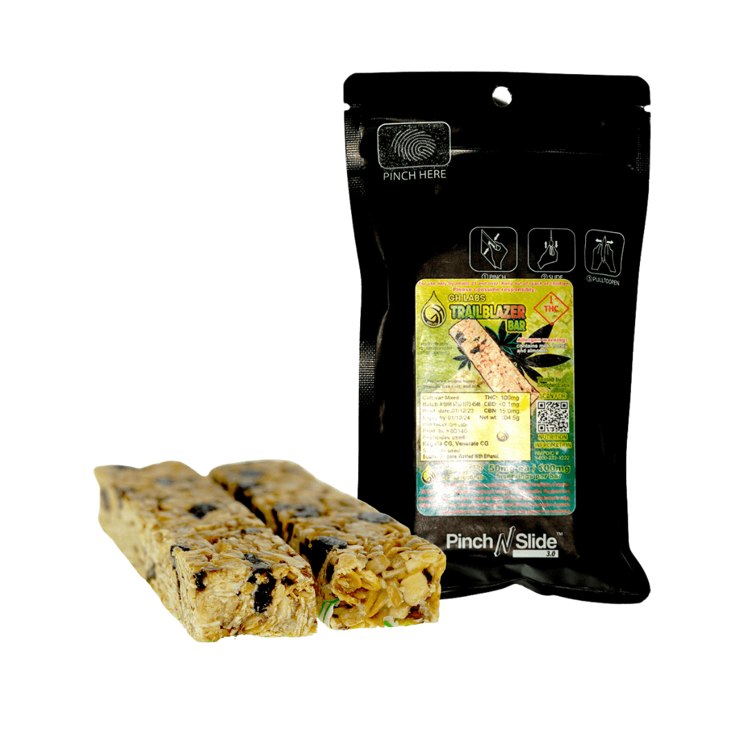 Photograph of product: GH Labs - Trailblazer Granola Bar - 2pk 50mg per/100mg