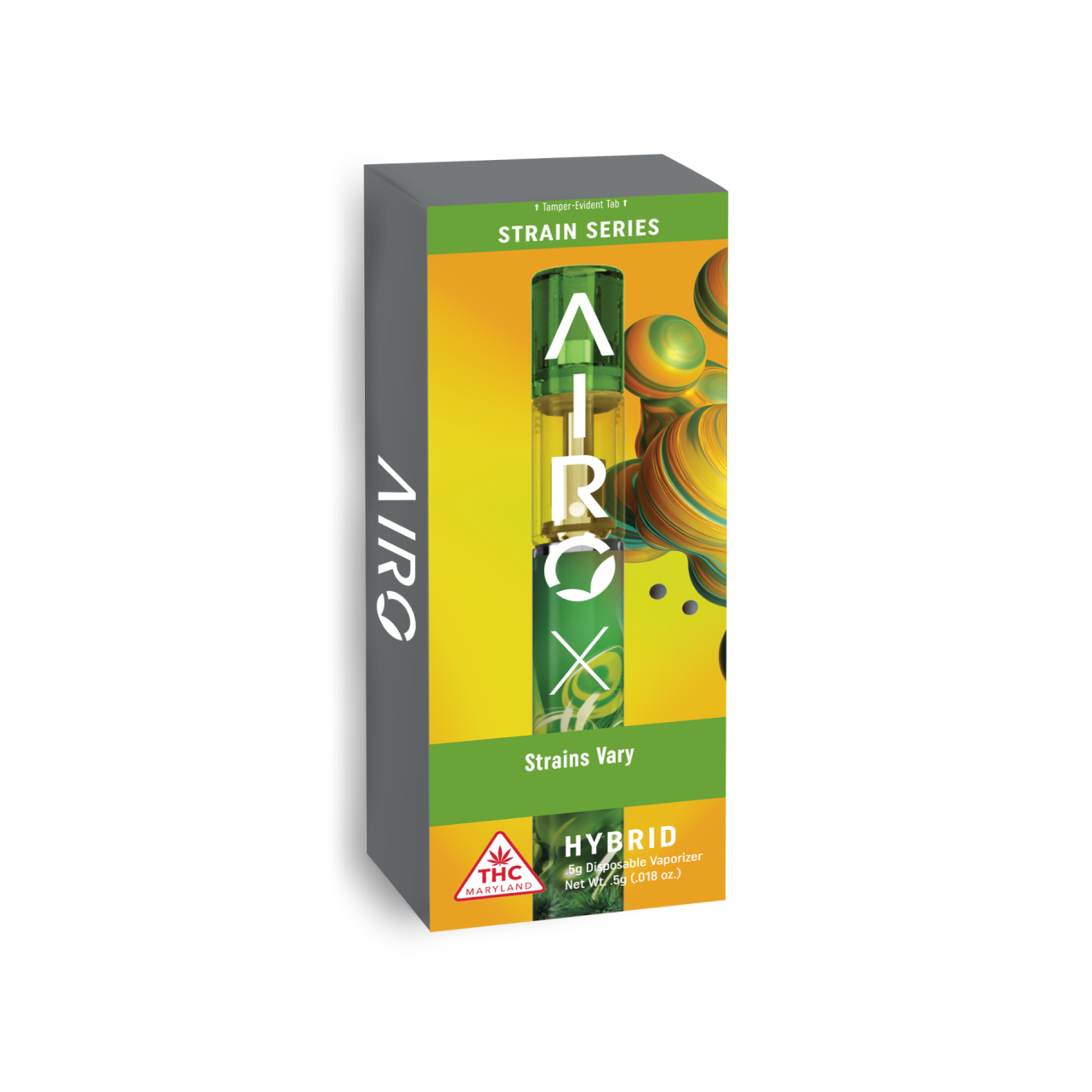Photograph of product: Airo | Live Vape Pod | Black Cherry Gelato | 500mg