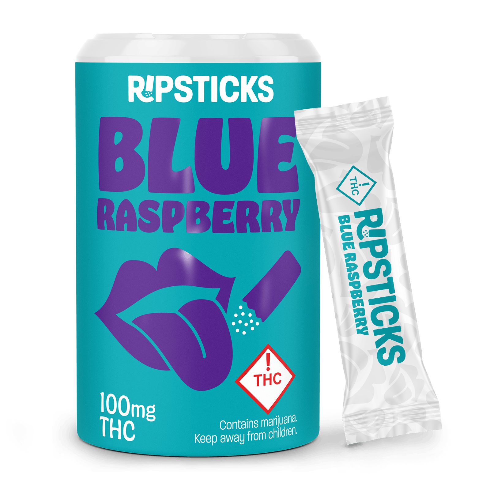 Photograph of product: Beverages 100mg - Ripple - Blue Raspberry