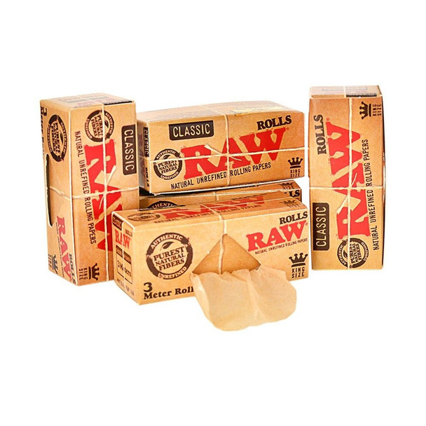 Photograph of product: RAW - Classic Rolls - King Size - 3 Meter Roll