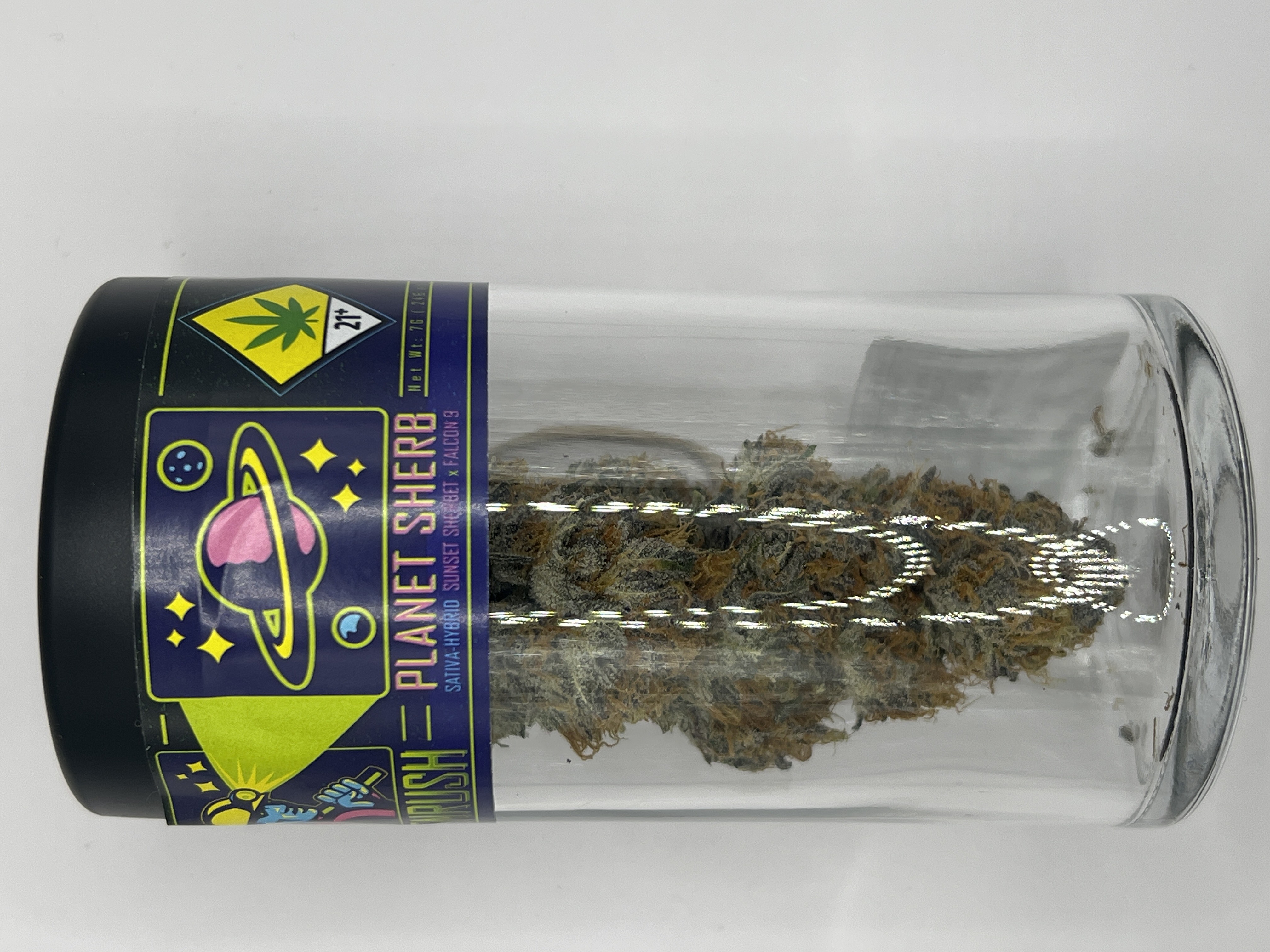 Photograph of product: Green Rush - Planet Sherb - Flower - 28g
