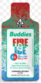 Photograph of product: Fire & Ice Salve | TH-oui:CBD 1:1 | 0.25 fl oz