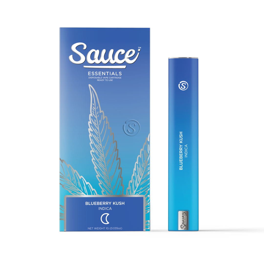 Photograph of product: Sauce - 1000mg Live Resin Disposable (I) - - Blueberry Kush