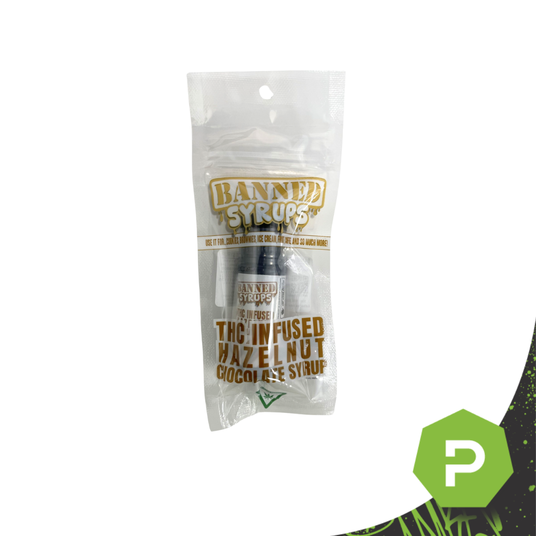 Photograph of product: Banned | 200mg Syrup | Hazelnut