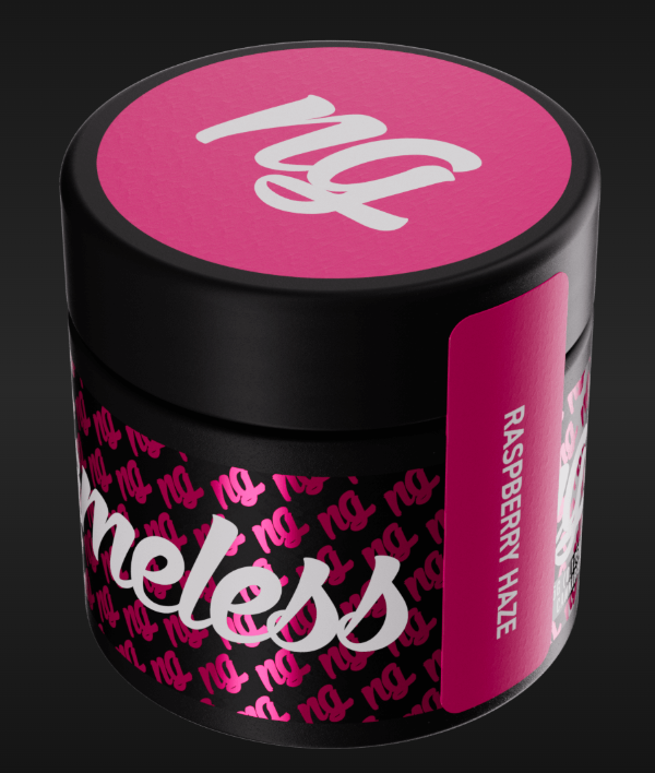 Photograph of product: NAMELESS GENETICS 3.5G FLOWER - RASPBERRY HAZE