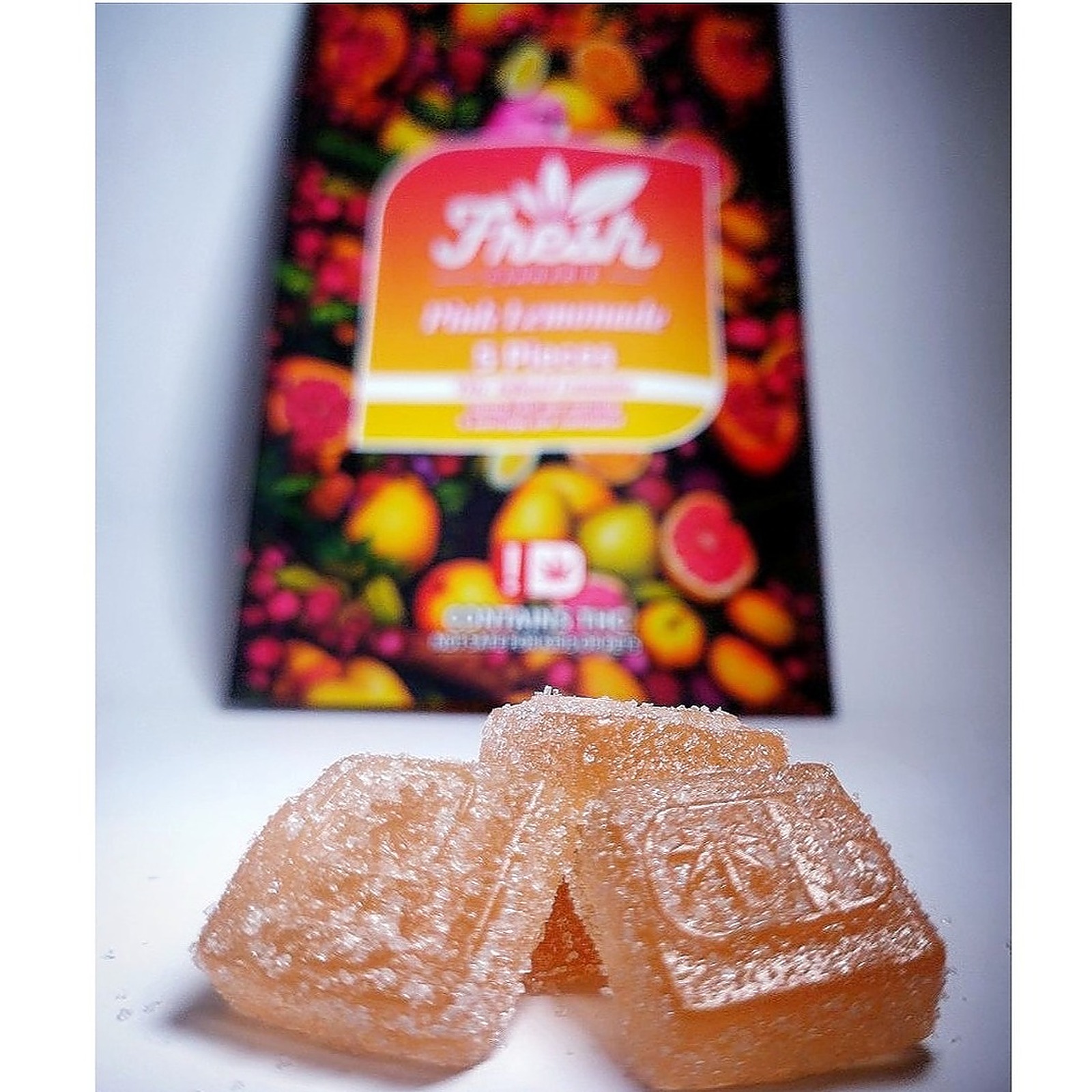Photograph of product: Gummies 5pk - Pink Lemonade (50mg per pack)