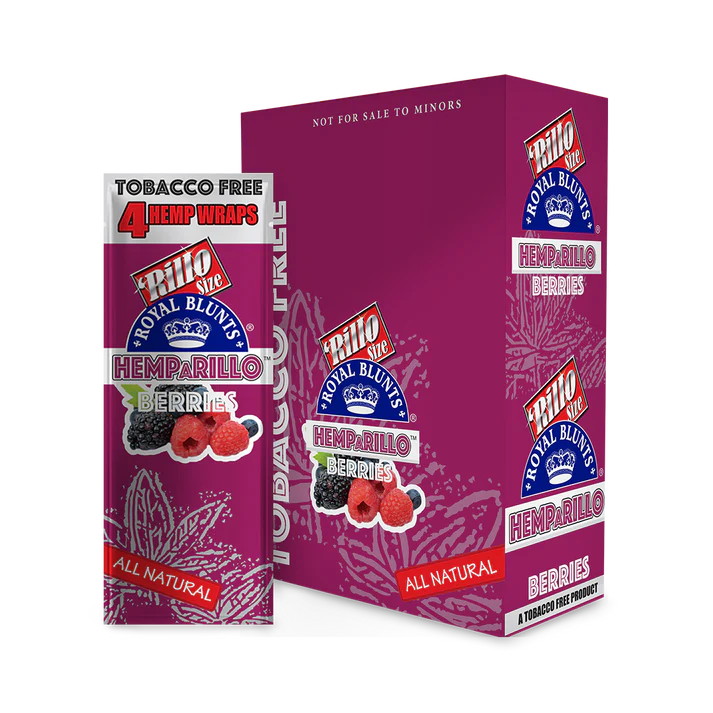Photograph of product: 4pk Hemparillo Berry Flavored Hemp Wraps