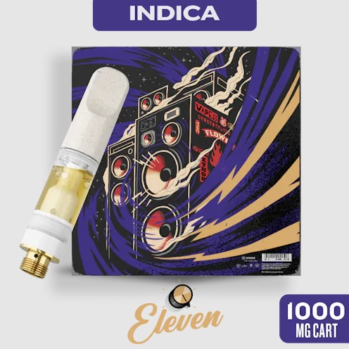 Photograph of product: Eleven | Bubba Kush | Distillate Vape Cart (TAX INCLUDED)