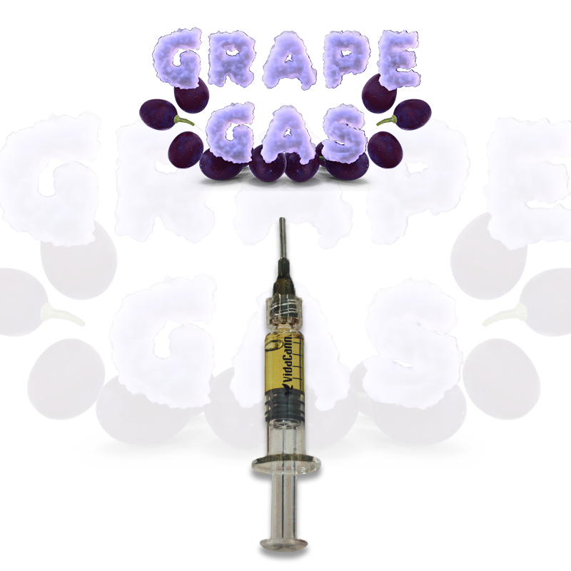 Photograph of product: Grape Gas Syringe