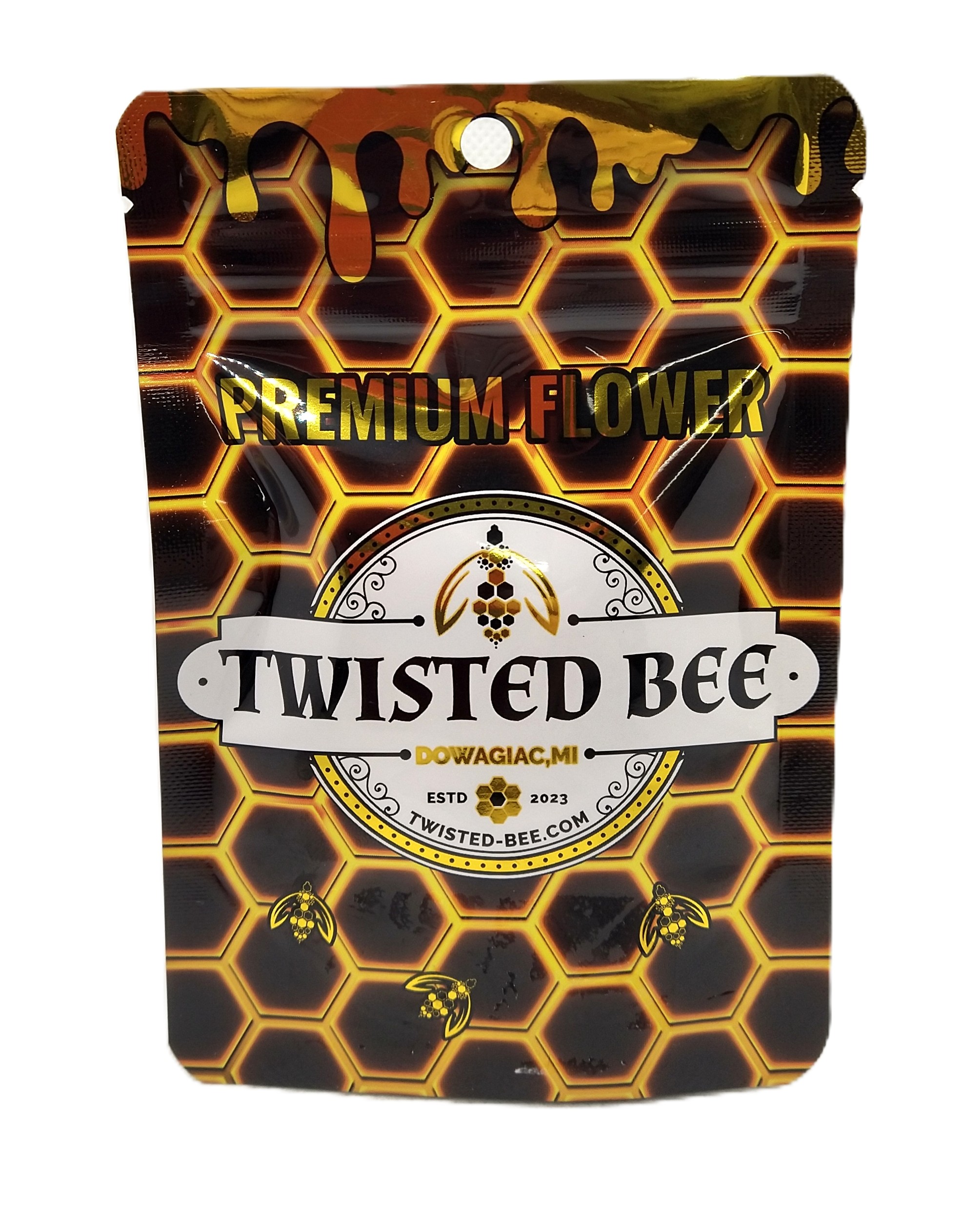 Photograph of product: Grasshopper Farms | Red Pop | Shake/Trim Prepacked Oui'd - 3.5g