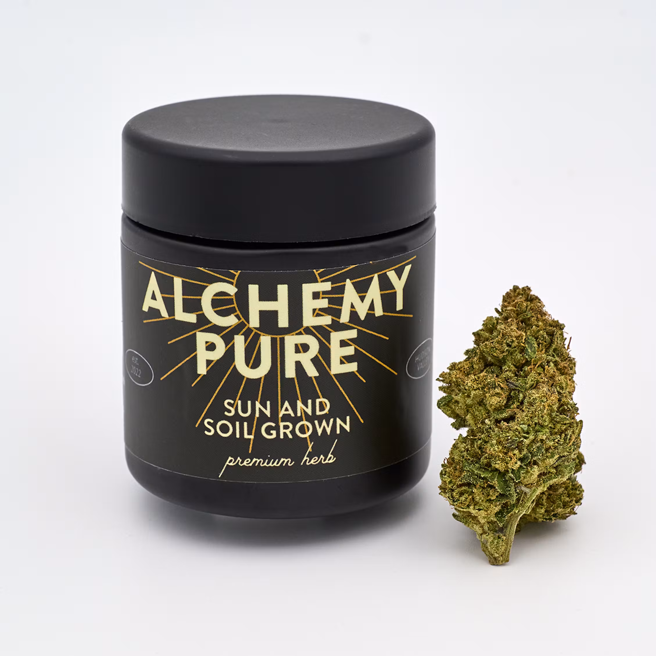 Photograph of product: Alchemy Pure | Nectarine Jelly flower, jar 3.5g