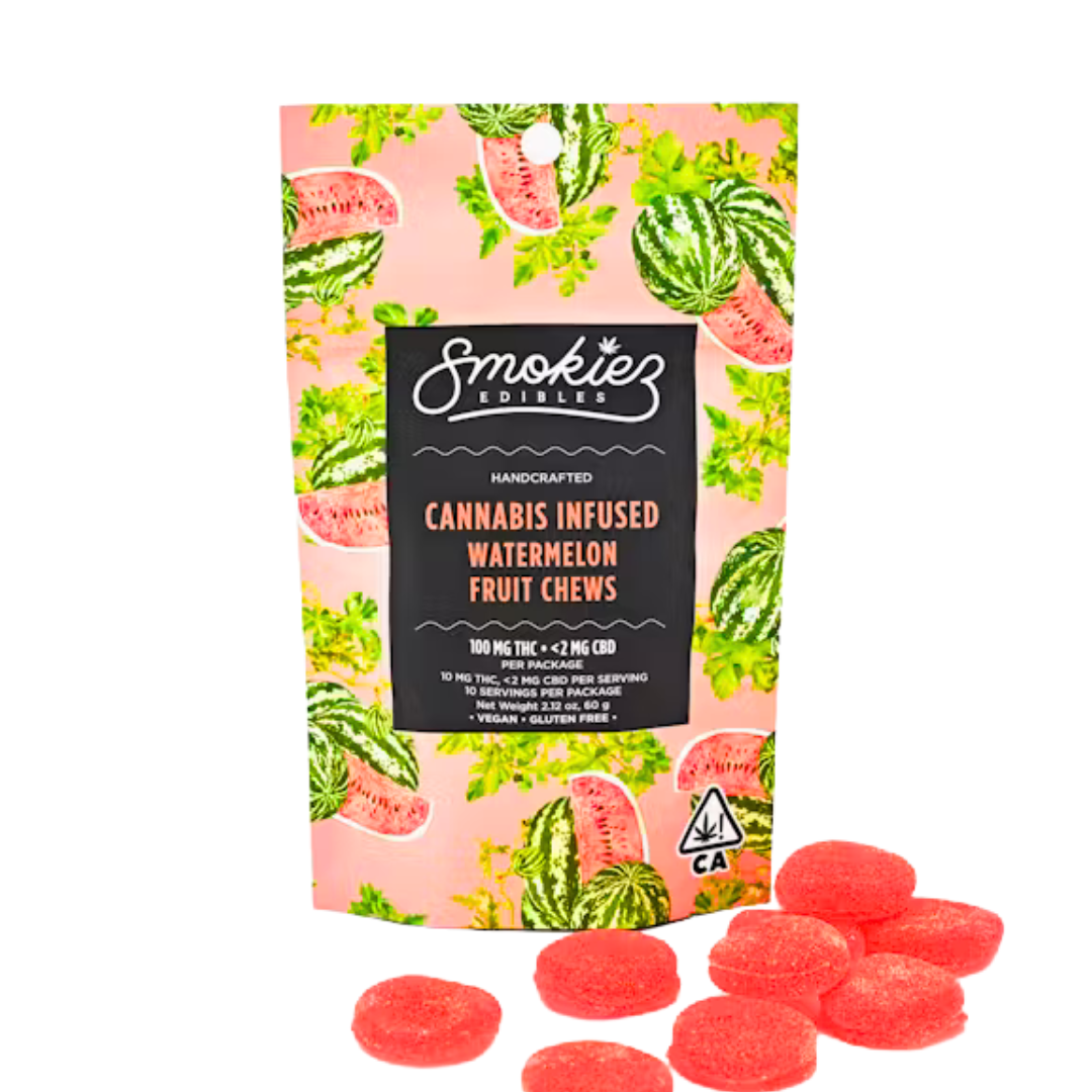 Photograph of product: WATERMELON FRUIT CHEWS