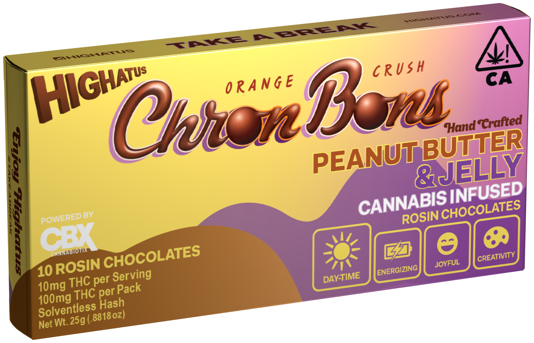 Photograph of product: PEANUT BUTTER & JELLY ROSIN CHRONBONS 10PK