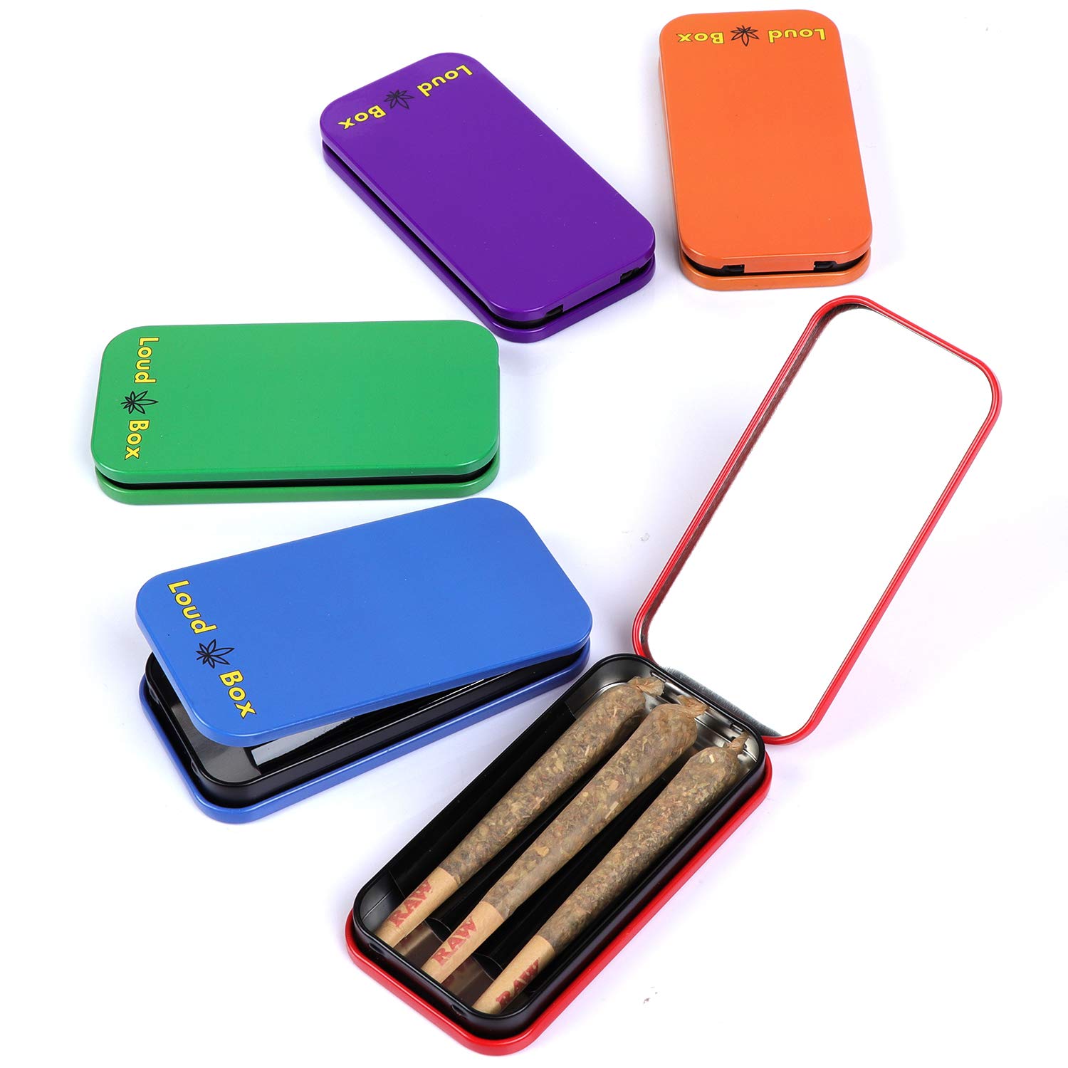 Photograph of product: Loud Box Metal King Sized Pre-Roll Cone Holder