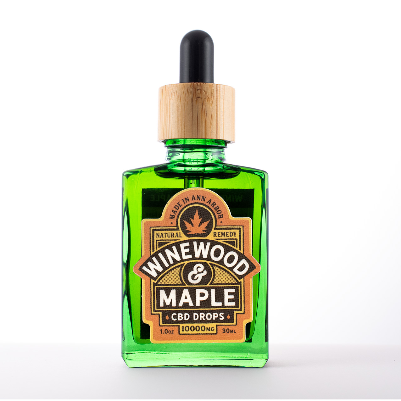 Photograph of product: CBD Drops | Winewood & Maple - 10000mg