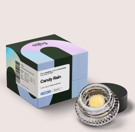 Photograph of product: MFNY | Live Rosin Badder | Candy Rain | Oui'd
