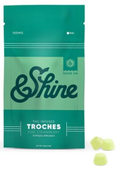 Photograph of product: 10ct/10mg Troches (Kiwi Strawberry)