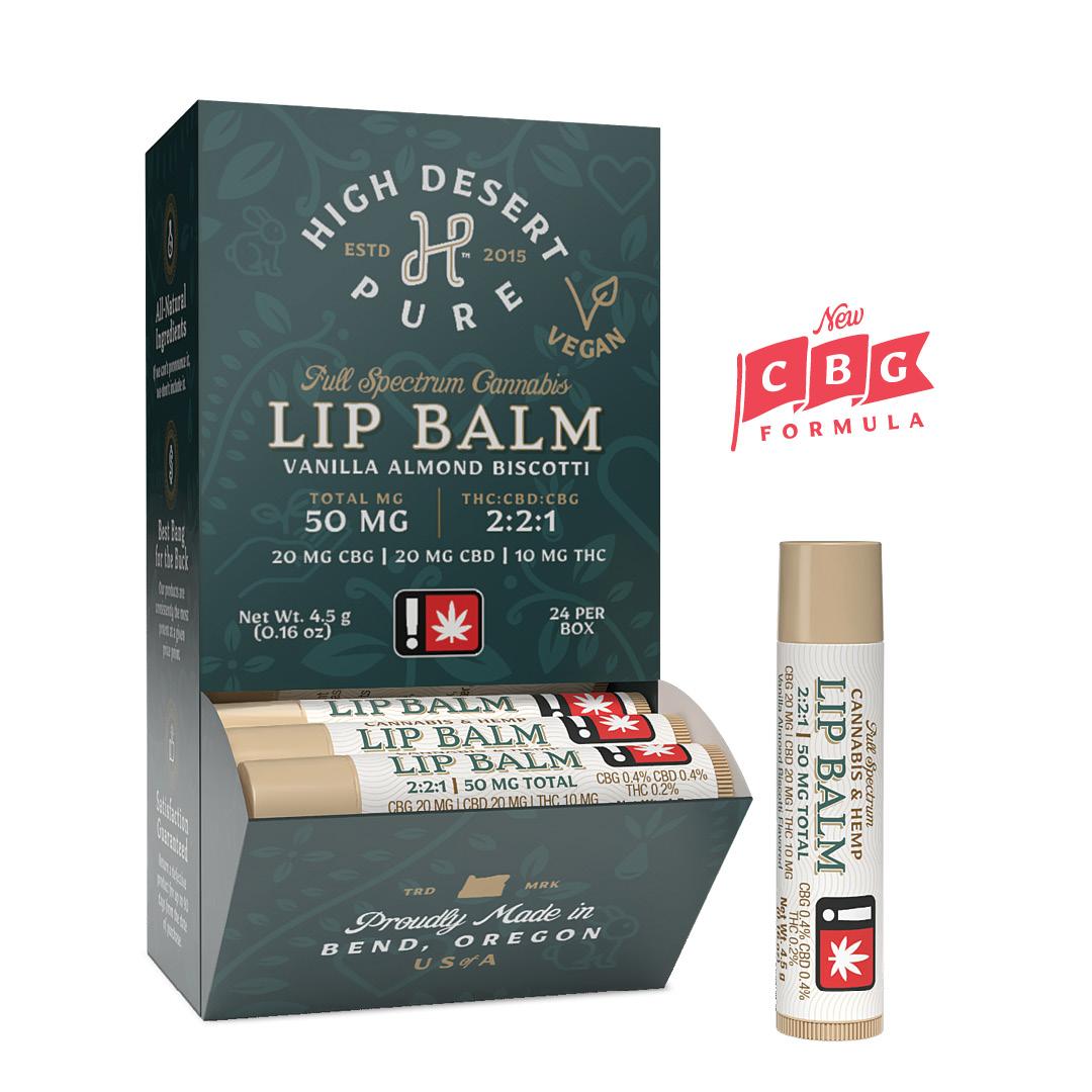 Photograph of product: High Desert - Lip Balm Vanilla Almond Biscotti