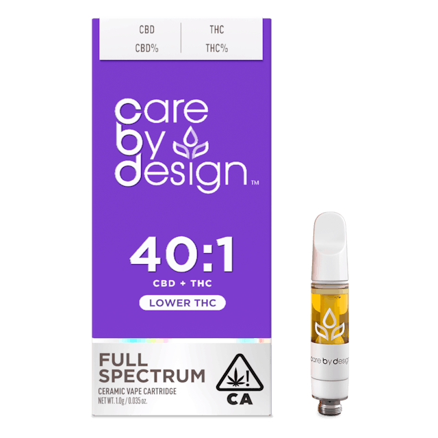 Photograph of Product: 40:1 CBD | 1g Cartridge - 