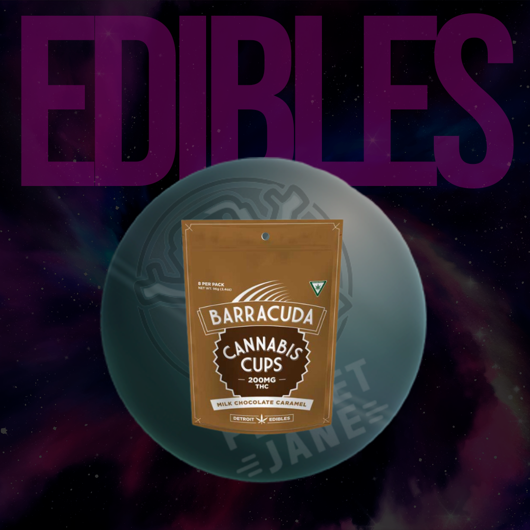 Photograph of product: Barracuda - 200mg Oui'd Cups -  Milk Chocolate Caramel