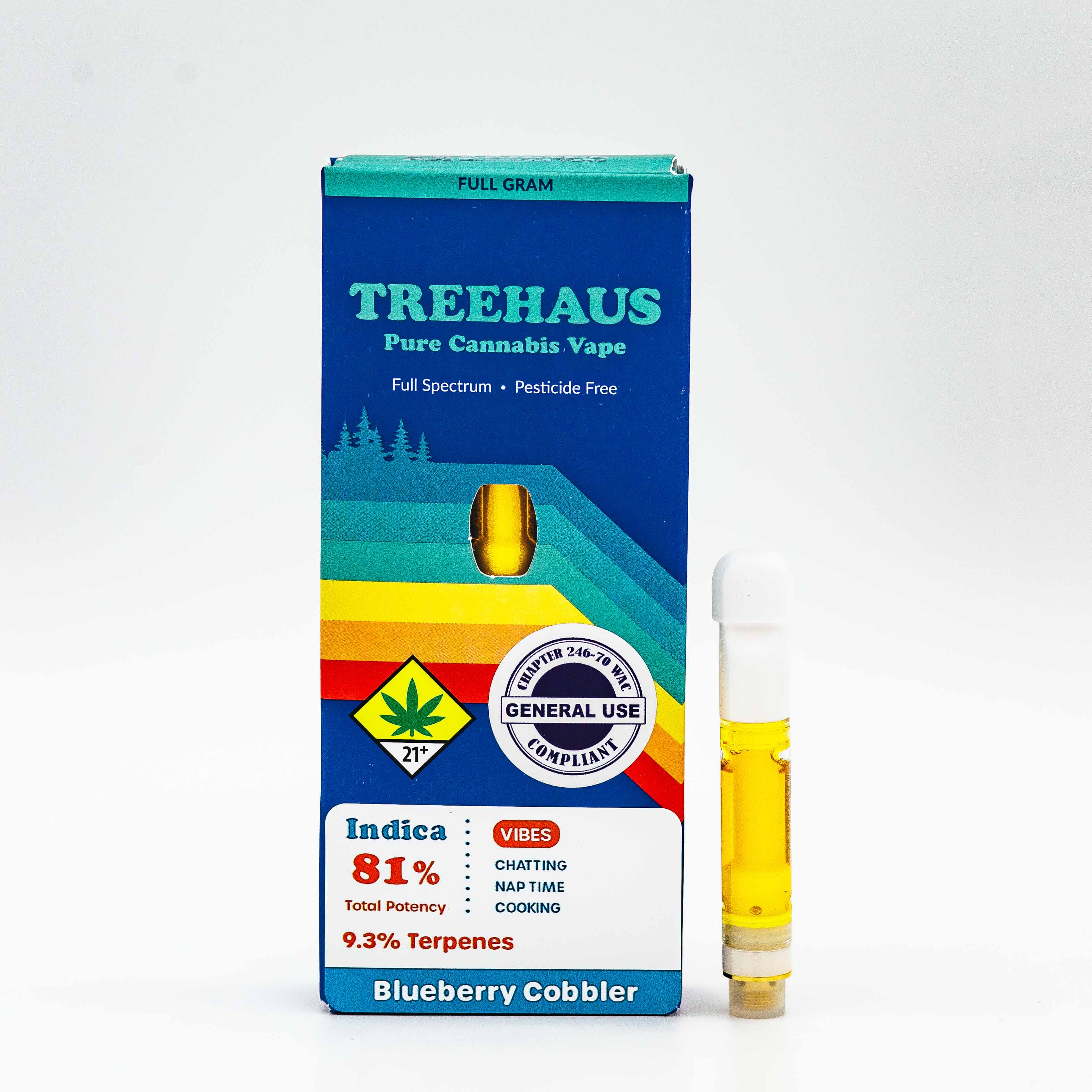 Photograph of product: Blueberry Cobbler Cartridge | 1g