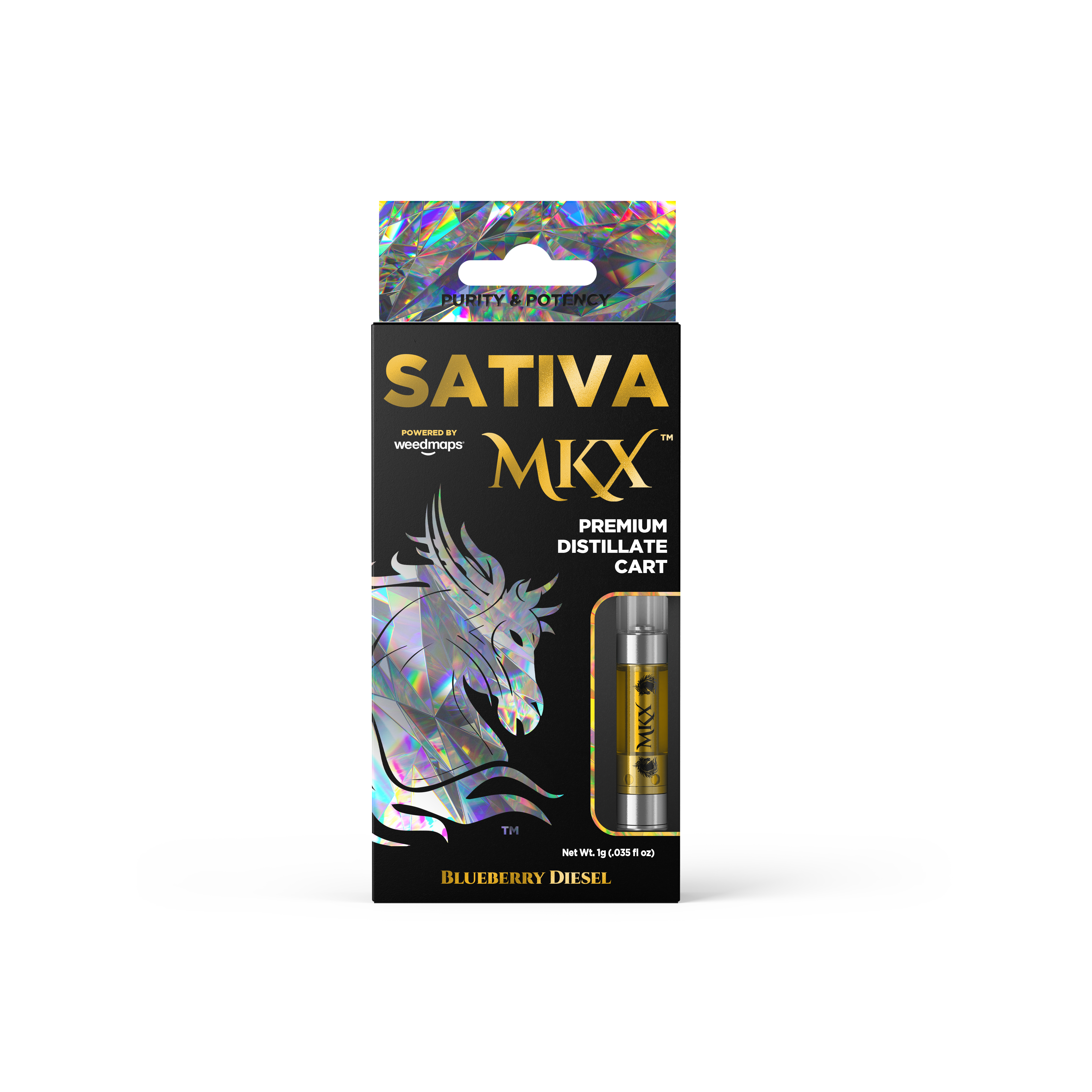Photograph of product: Blueberry Diesel Cartridge