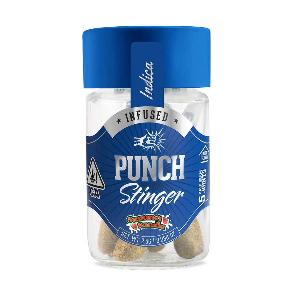 Photograph of product: STINGERS | SUMMER SANDIA 5PK PREROLLS | 2.5G