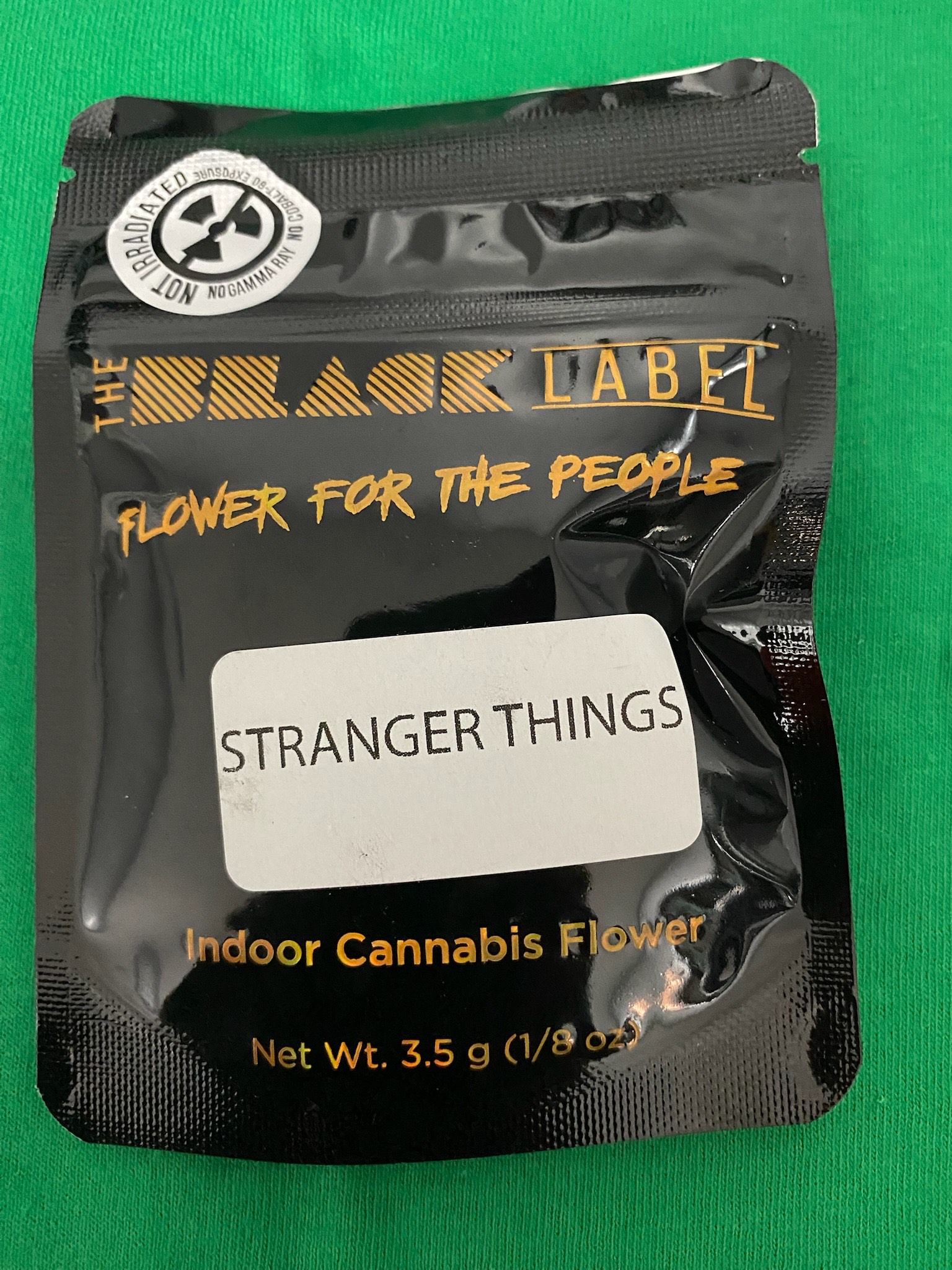 Photograph of product: Big River - Black Label- Stranger Thingz - 3.5g