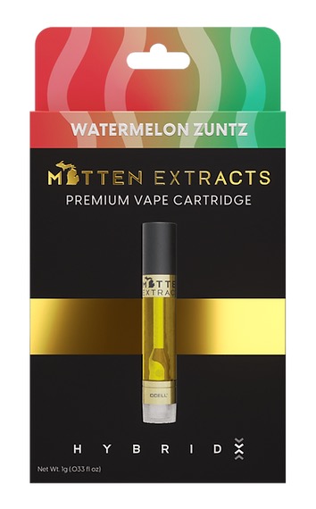 Photograph of product: Mitten Extracts - Cartridge - Watermelon Zuntz