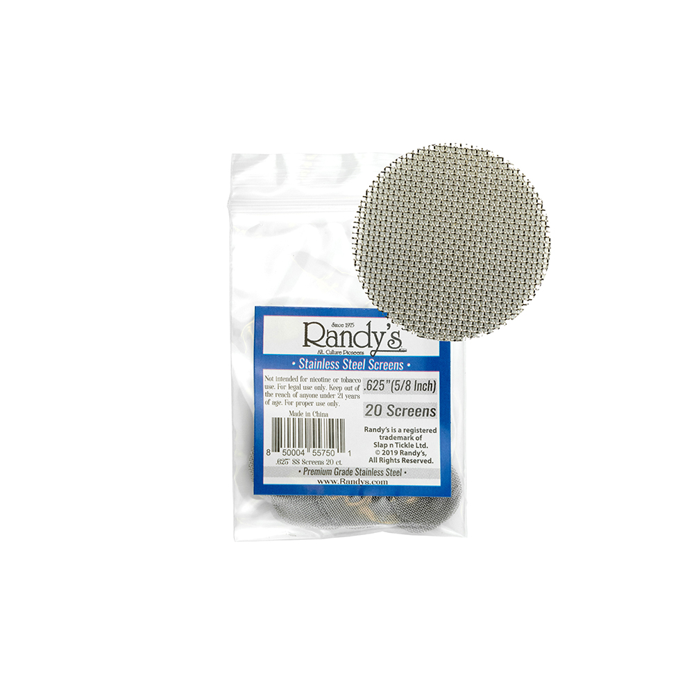 Photograph of product: Randy's Screens - .625" Stainless Steel - 20pk