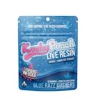 Photograph of product: Blue Razz Gushers | Individual | 100mg Live Resin - 