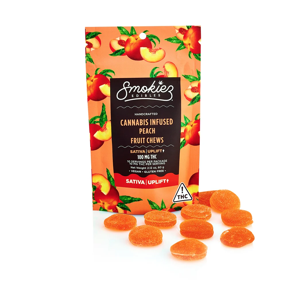 Photograph of product: Peach Oui'd | 10mg Gummies 10-pack