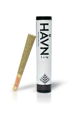 Photograph of product: Infused Pre-Roll | Sour Diesel x Cosmic Glue | 1g