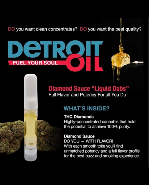 Photograph of product: Detroit Oil | Strawberry Lemonade | Live Resin Vape Cart Hybrid