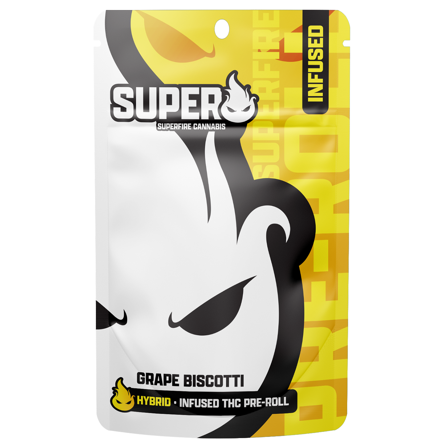 Photograph of product: Superfire Infused Preroll | Grape Biscotti