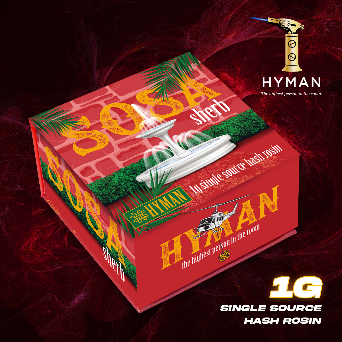 Photograph of product: Hyman - 1G au chocolat Rosin - Sosa Sherb