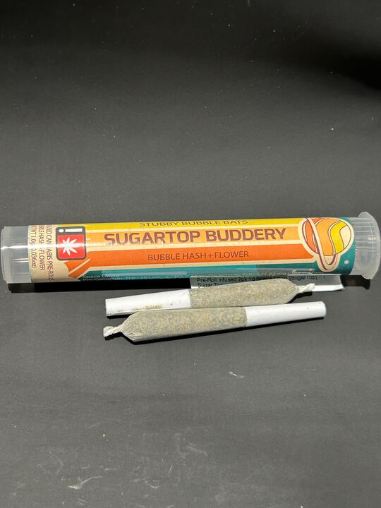 Photograph of product: Pre-Roll Infused 2pk 1g Space Dawg (SugarTop)
