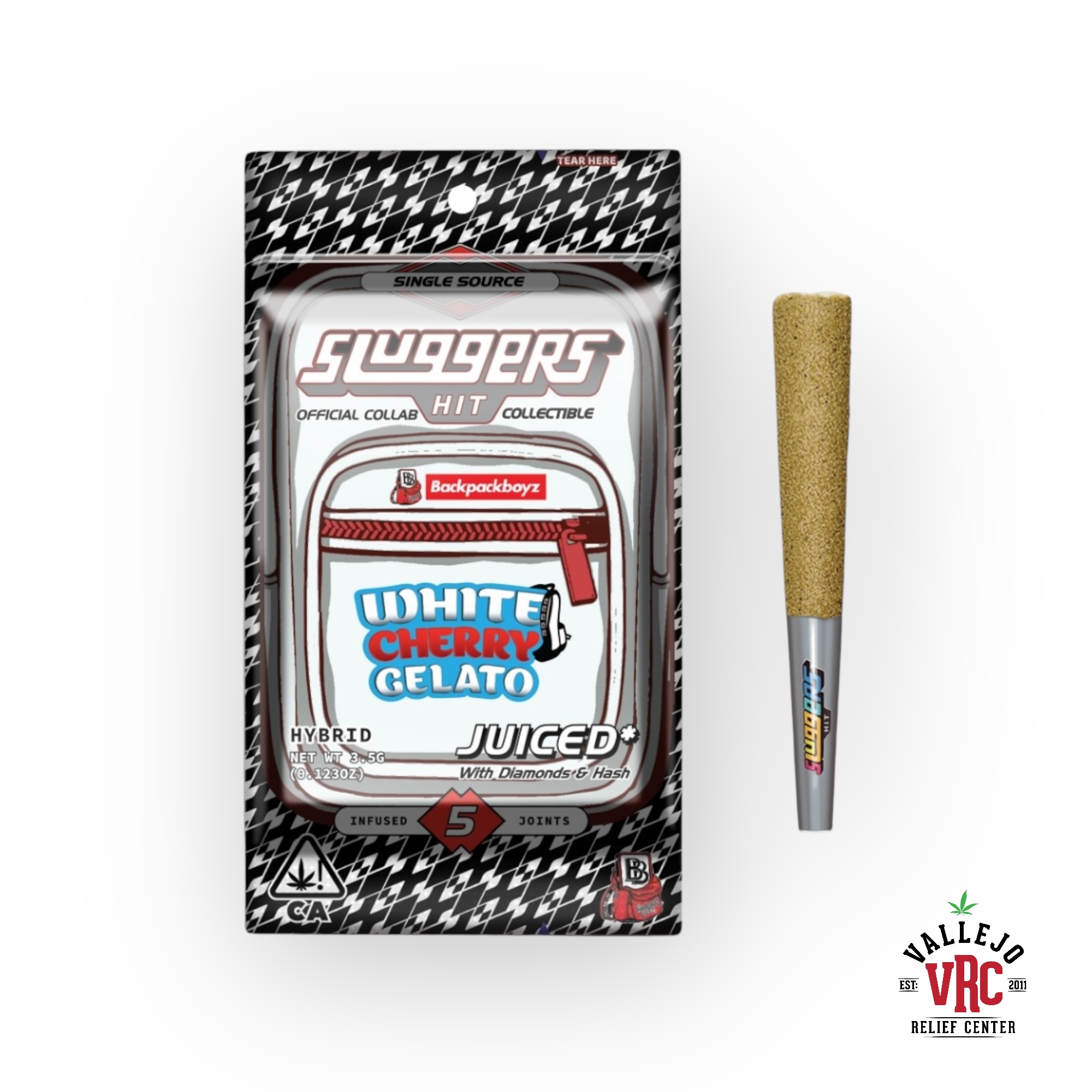 Photograph of product: WHITE CHERRY GELATO 5PK 3.5G