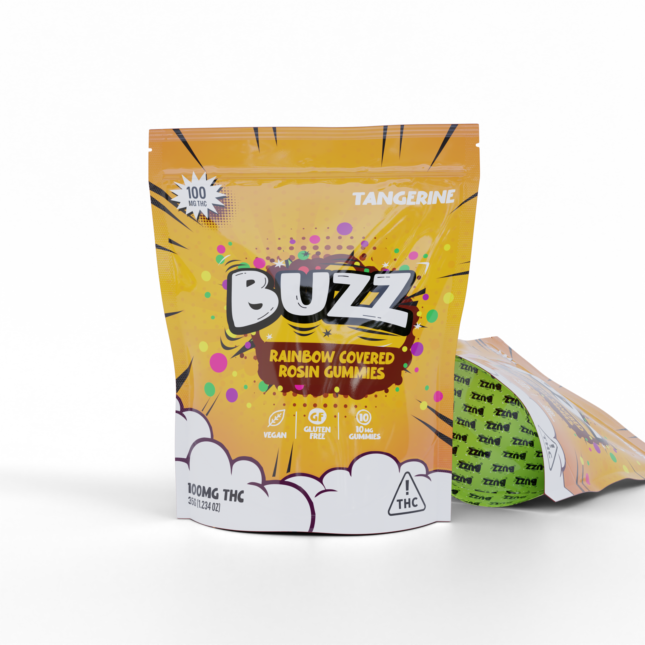 Photograph of product: Buzz Tangerine Solventless Gummies