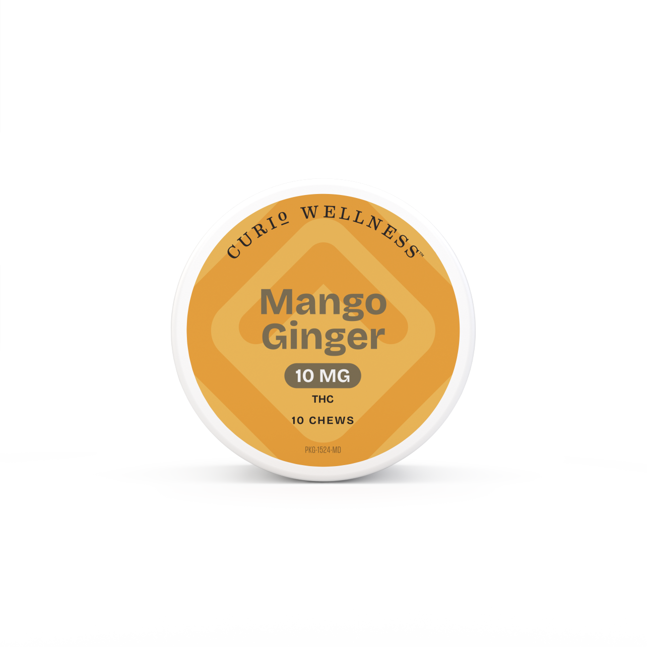 Photograph of product: Mango Ginger Chews 10mg 10 Pack | 100mg