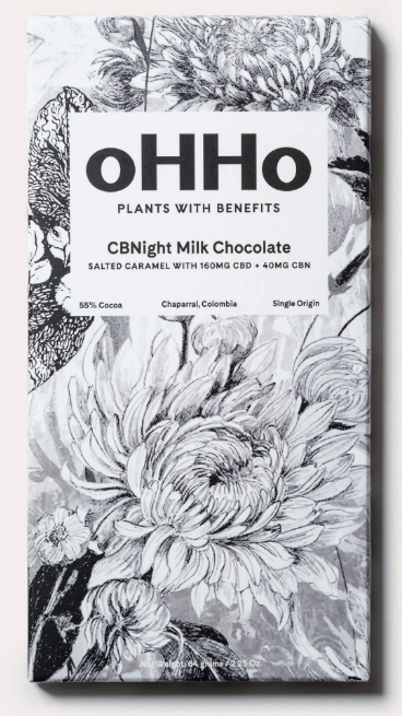 Photograph of product: oHHo - CBNight Milk Chocolate, Salted Caramel