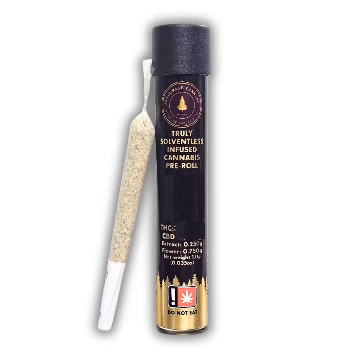 Photograph of product: Entourage - Pineapple Thai x Caribbean Breeze - Live Rosin Infused PR