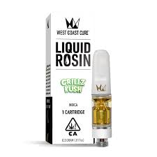 Photograph of product: Grillz Kush Live Rosin Cart