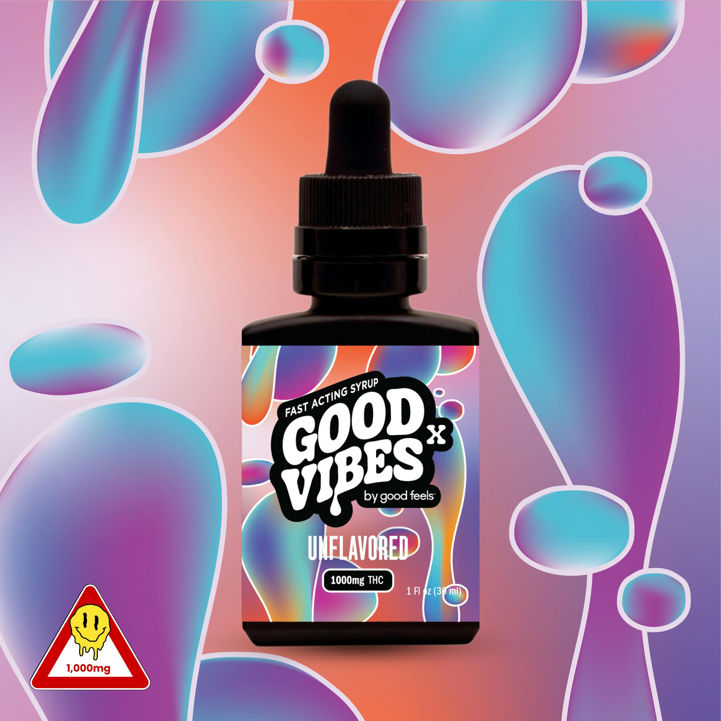Photograph of product: Good Vibes | Unflavored Syrup | 1000mg