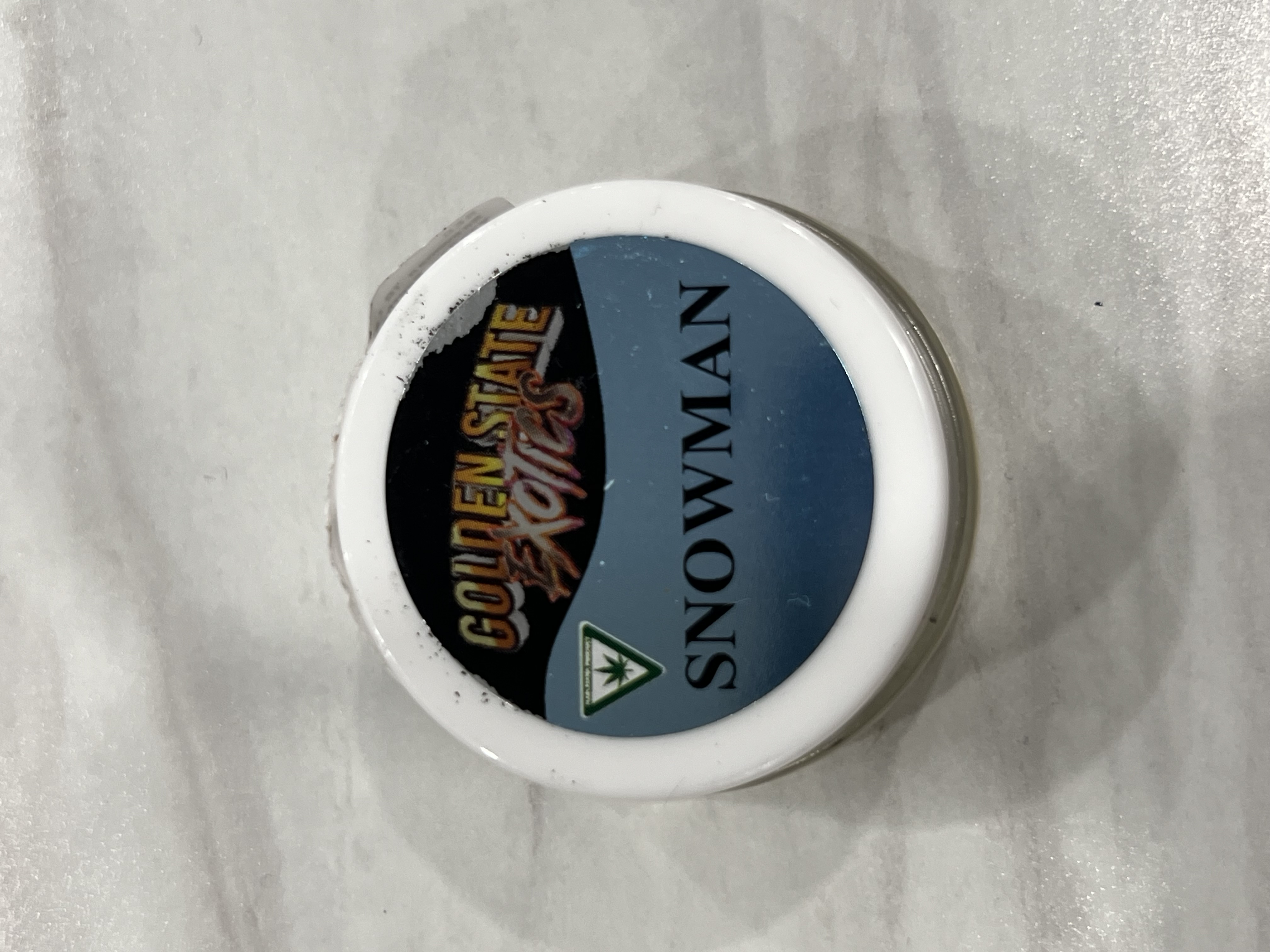Photograph of product: Snowman Live Resin