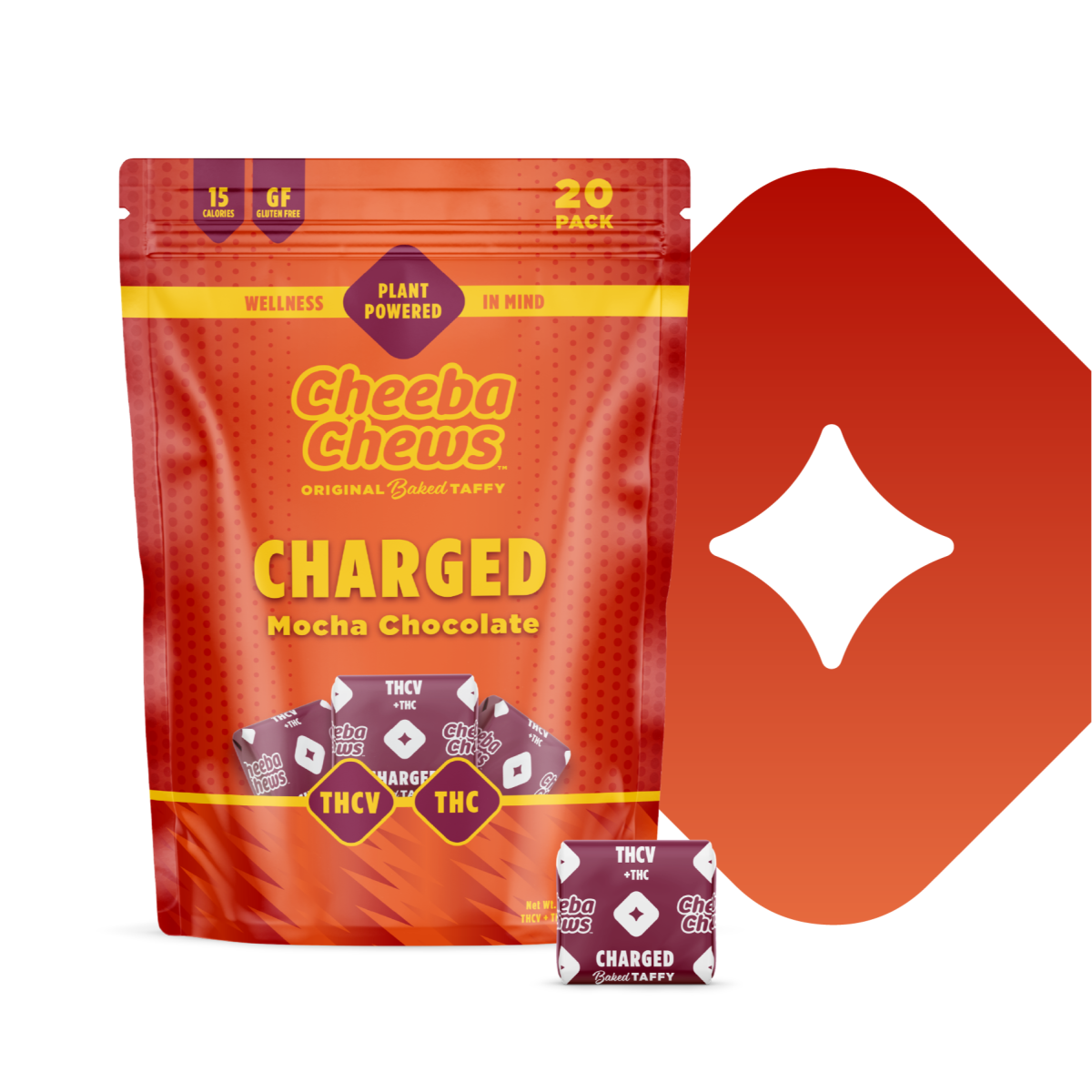 Photograph of product: Cheeba Chew | Boosted Mocha TH-oui - TH-ouiV Taffy | 100mg